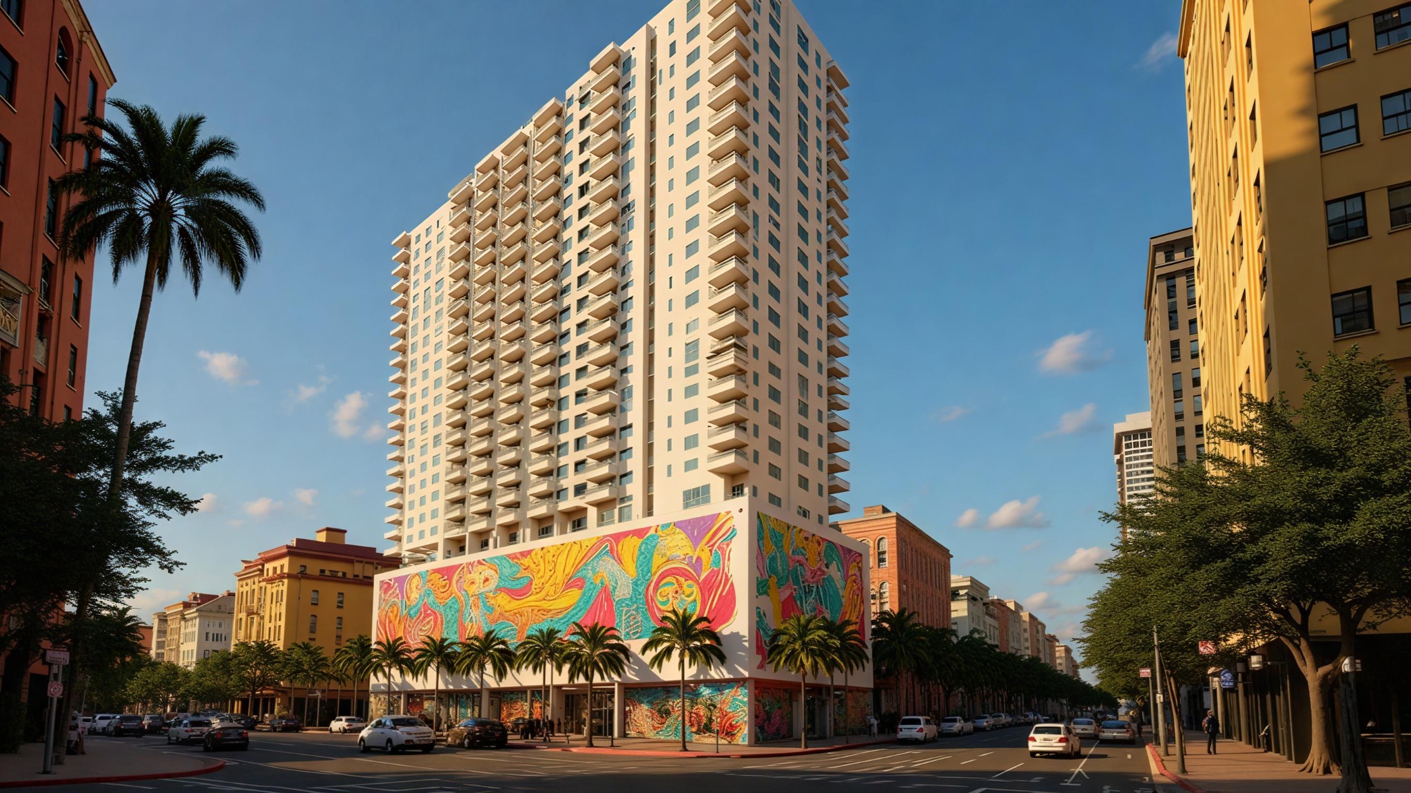 Residential building concept in Florida